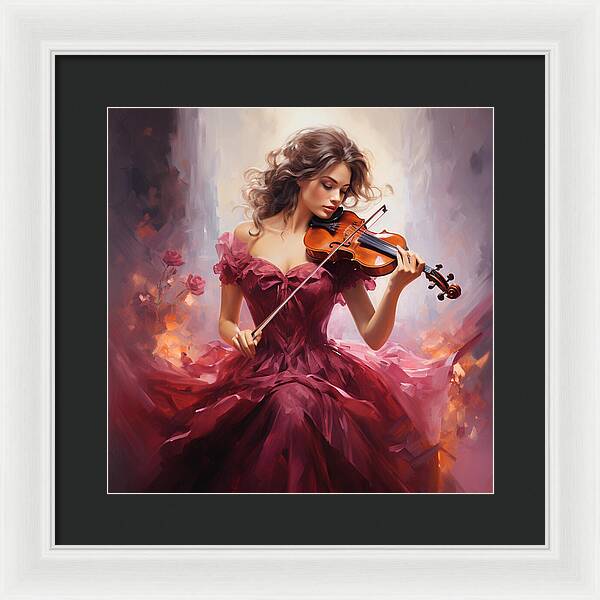Fiery Sonata - Framed Print