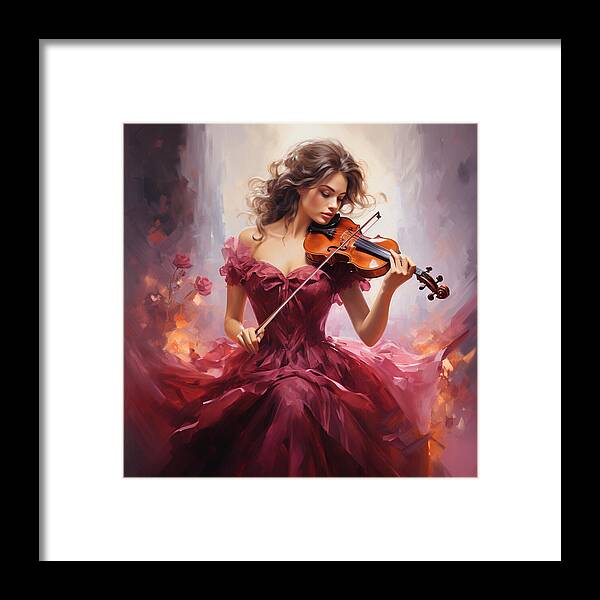 Fiery Sonata - Framed Print
