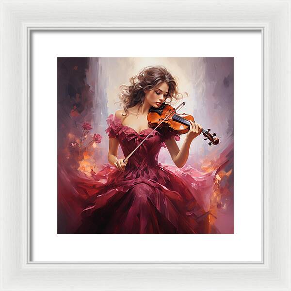 Fiery Sonata - Framed Print