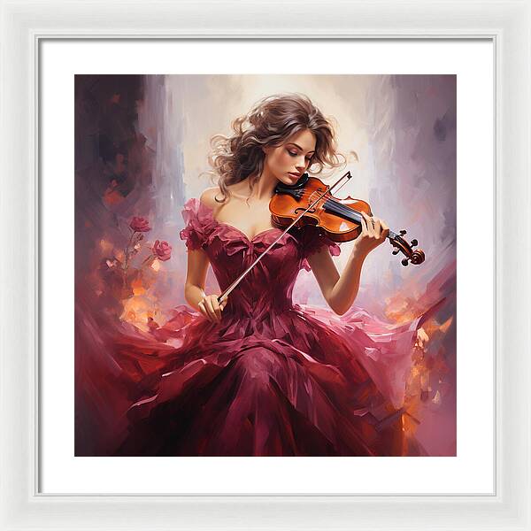 Fiery Sonata - Framed Print