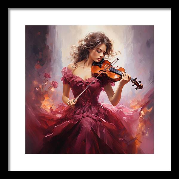 Fiery Sonata - Framed Print