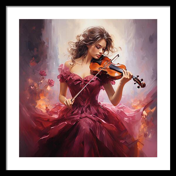 Fiery Sonata - Framed Print