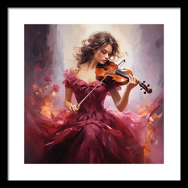 Fiery Sonata - Framed Print