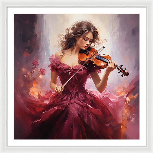Fiery Sonata - Framed Print