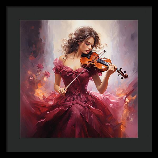Fiery Sonata - Framed Print