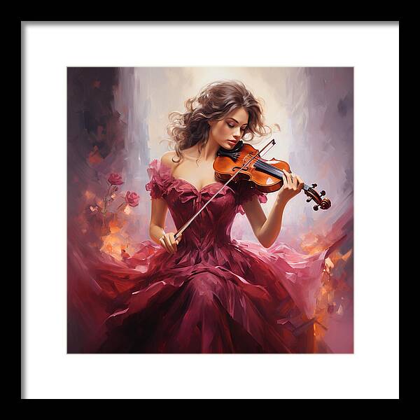Fiery Sonata - Framed Print