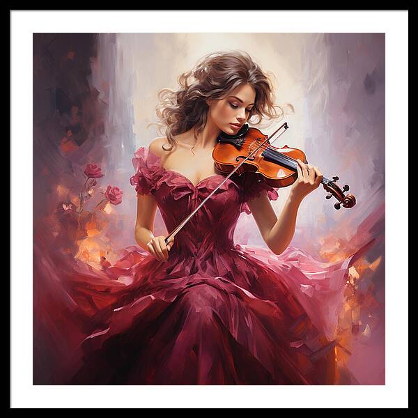 Fiery Sonata - Framed Print