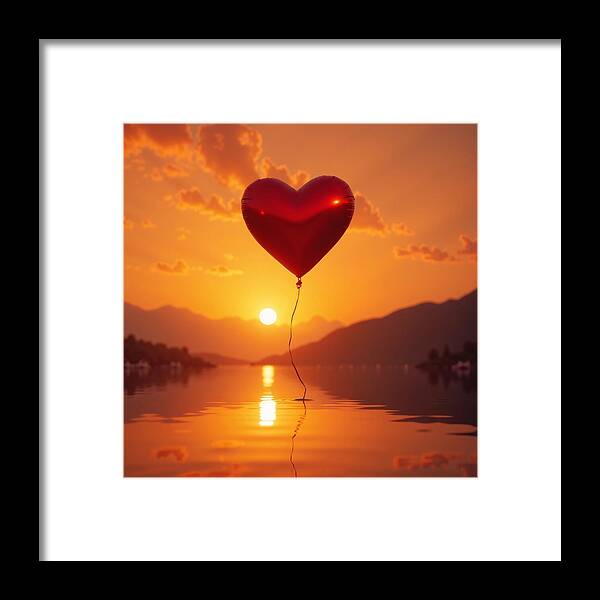 Float of Affection - Framed Print