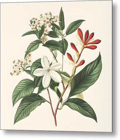 Floral Simplicity - Metal Print