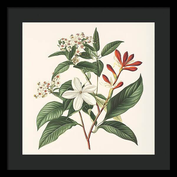 Floral Simplicity - Framed Print