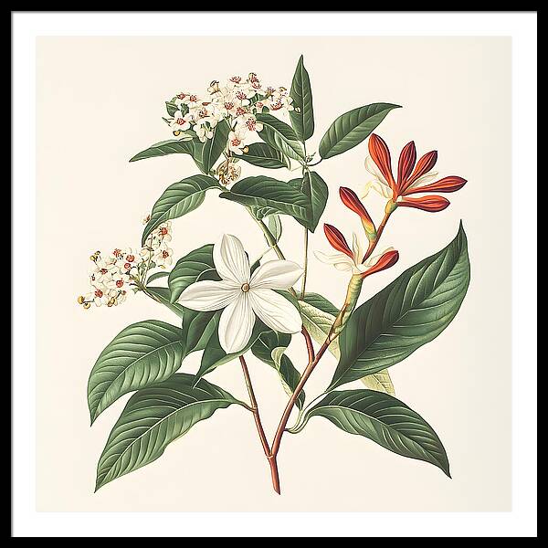 Floral Simplicity - Framed Print