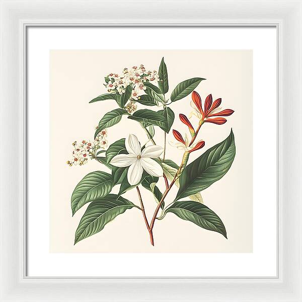 Floral Simplicity - Framed Print
