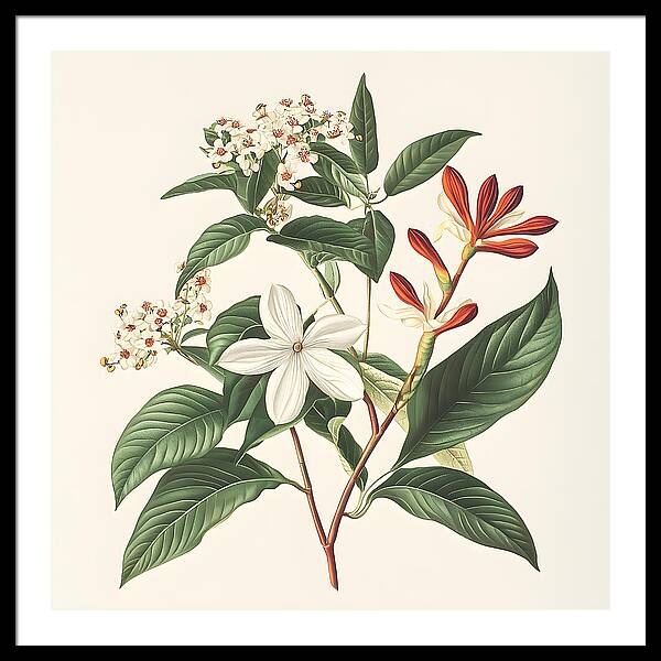 Floral Simplicity - Framed Print