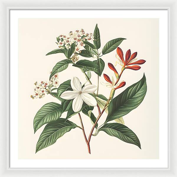 Floral Simplicity - Framed Print