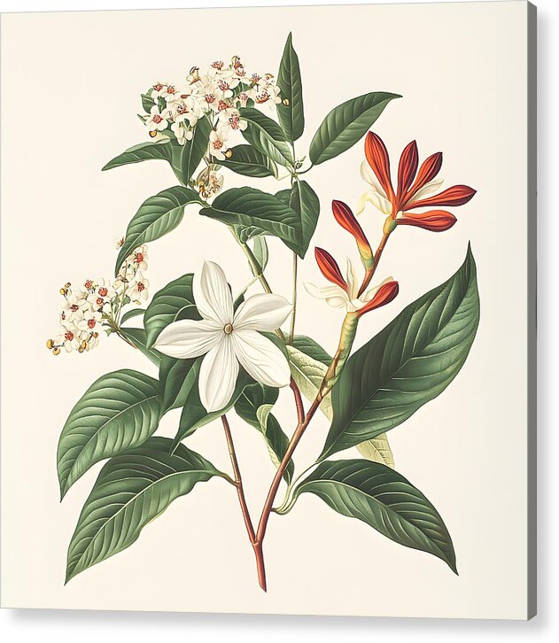 Floral Simplicity - Acrylic Print