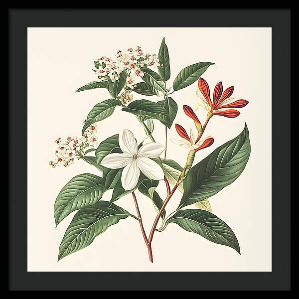Floral Simplicity - Framed Print