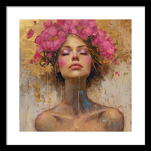 Floral Tranquility - Framed Print