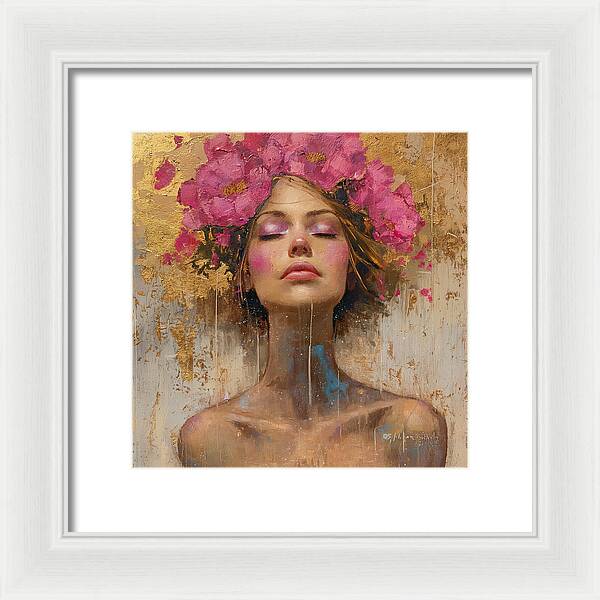 Floral Tranquility - Framed Print