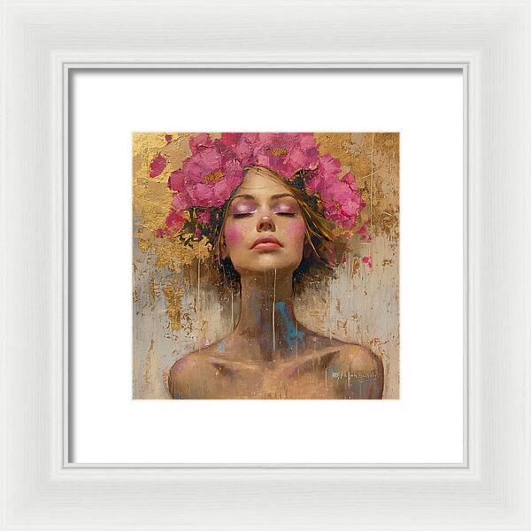 Floral Tranquility - Framed Print