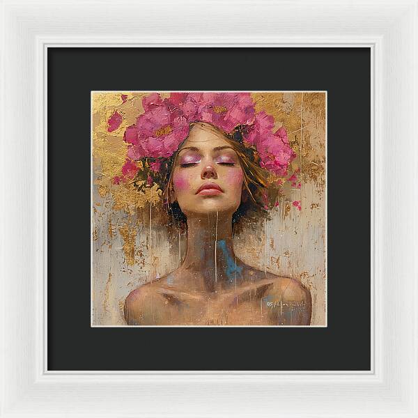 Floral Tranquility - Framed Print