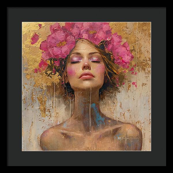 Floral Tranquility - Framed Print