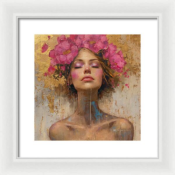 Floral Tranquility - Framed Print