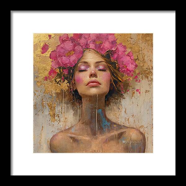 Floral Tranquility - Framed Print