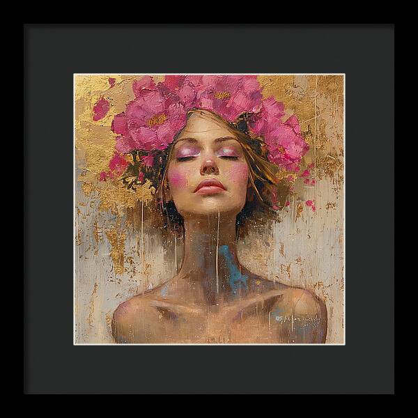 Floral Tranquility - Framed Print