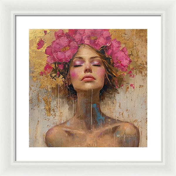 Floral Tranquility - Framed Print