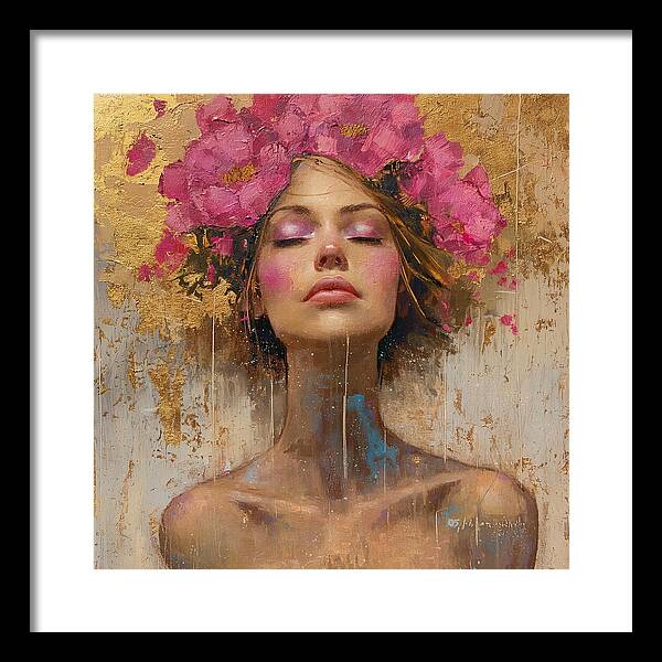 Floral Tranquility - Framed Print