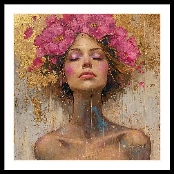 Floral Tranquility - Framed Print