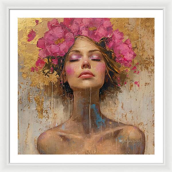 Floral Tranquility - Framed Print