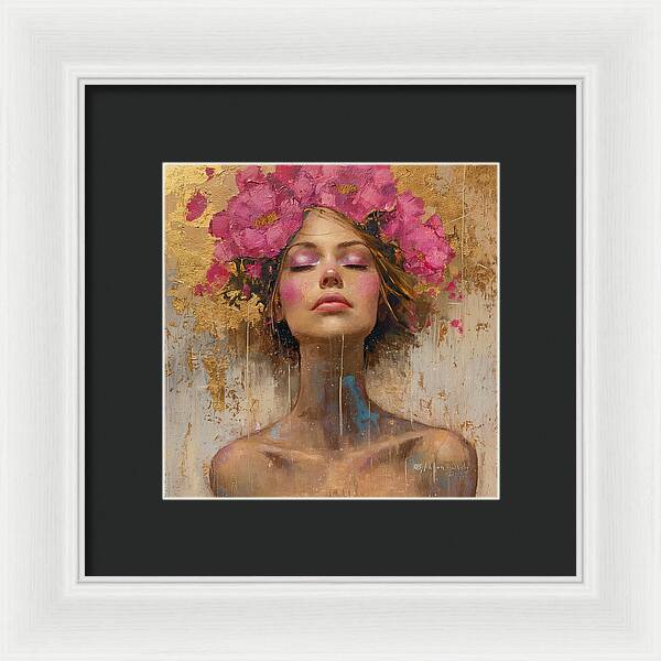 Floral Tranquility - Framed Print