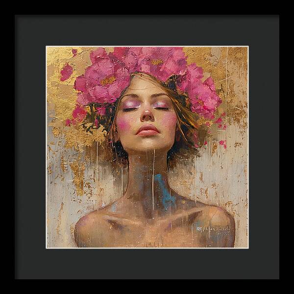 Floral Tranquility - Framed Print