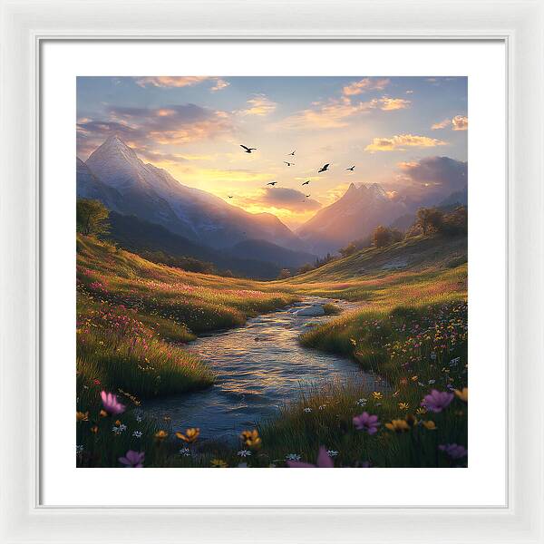 Flourish and Flow - Framed Print