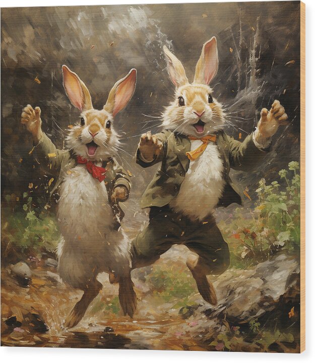 Forest Fandango - Wood Print