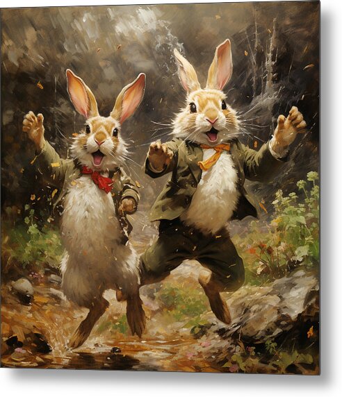 Forest Fandango - Metal Print