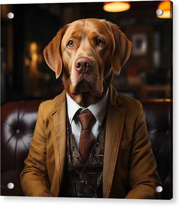 Formal Fido - Acrylic Print