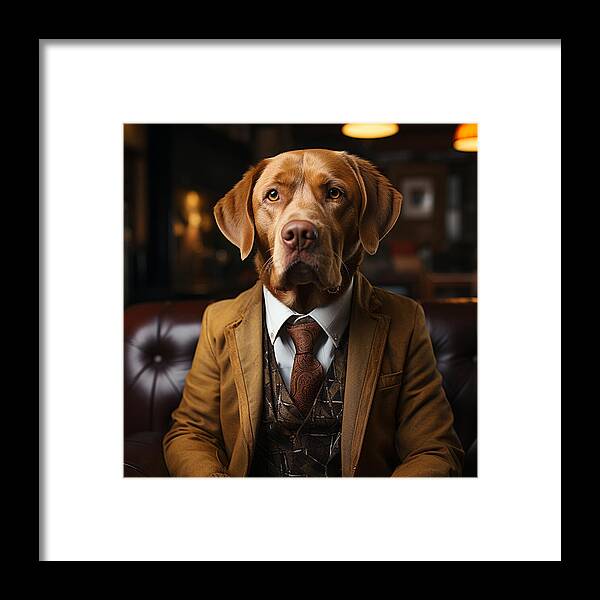 Formal Fido - Framed Print