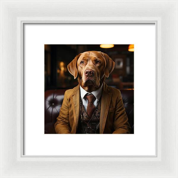 Formal Fido - Framed Print