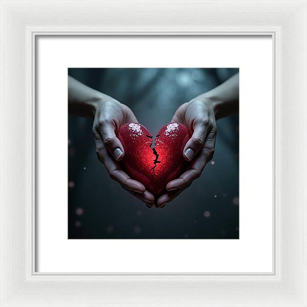 Fractured Love - Framed Print