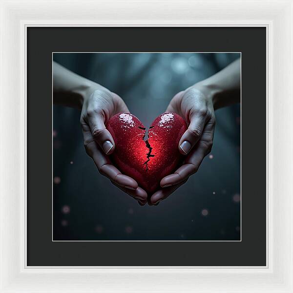 Fractured Love - Framed Print