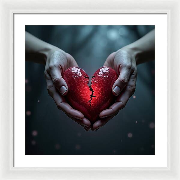 Fractured Love - Framed Print