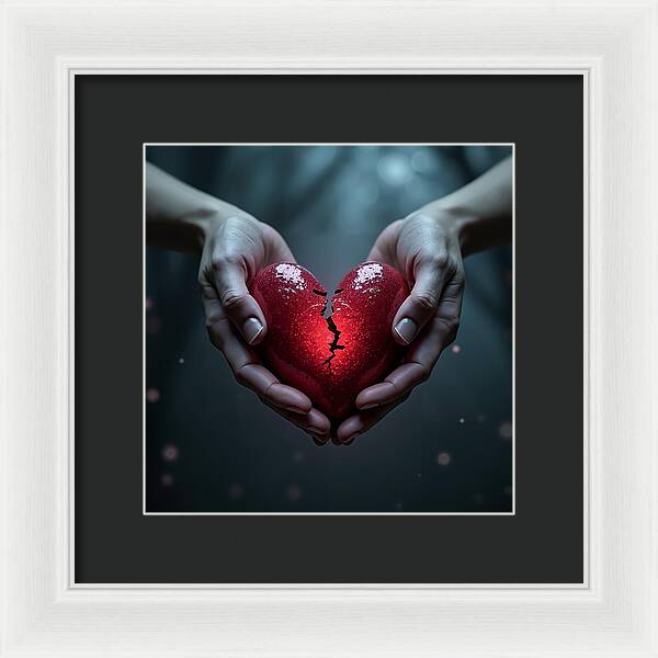 Fractured Love - Framed Print