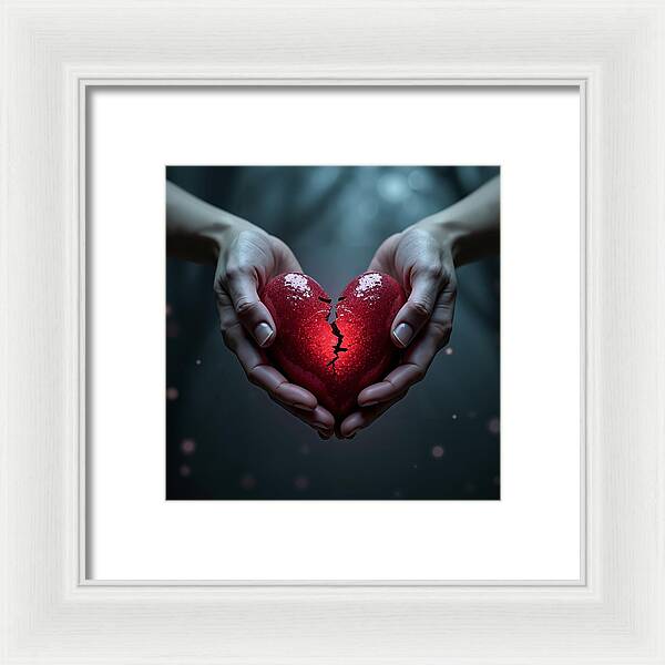 Fractured Love - Framed Print