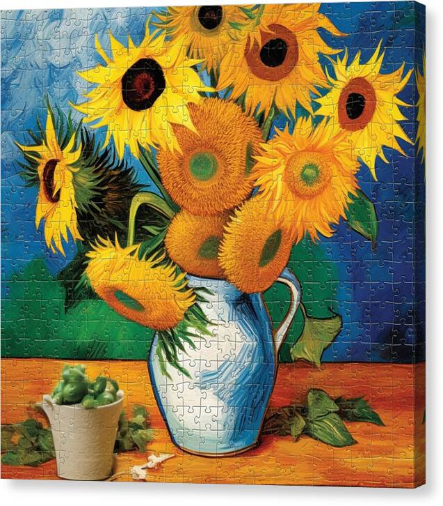 Fragmented Blossom - Canvas Print