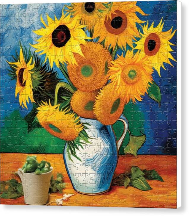 Fragmented Blossom - Canvas Print