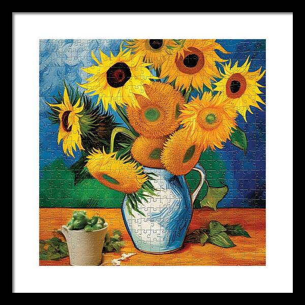 Fragmented Blossom - Framed Print