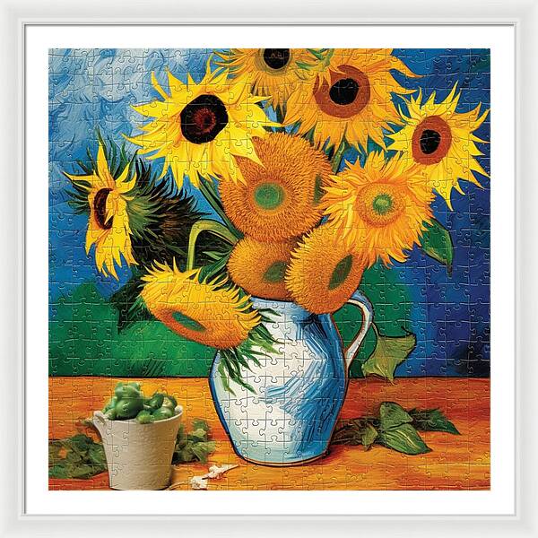 Fragmented Blossom - Framed Print