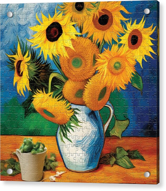 Fragmented Blossom - Acrylic Print